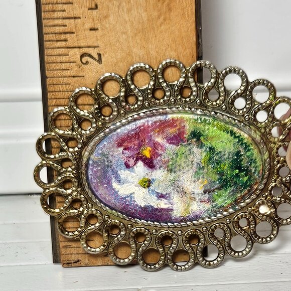 Original Oil Painting by Pauline Miller Dollhouse Miniature - Picture 2 of 4